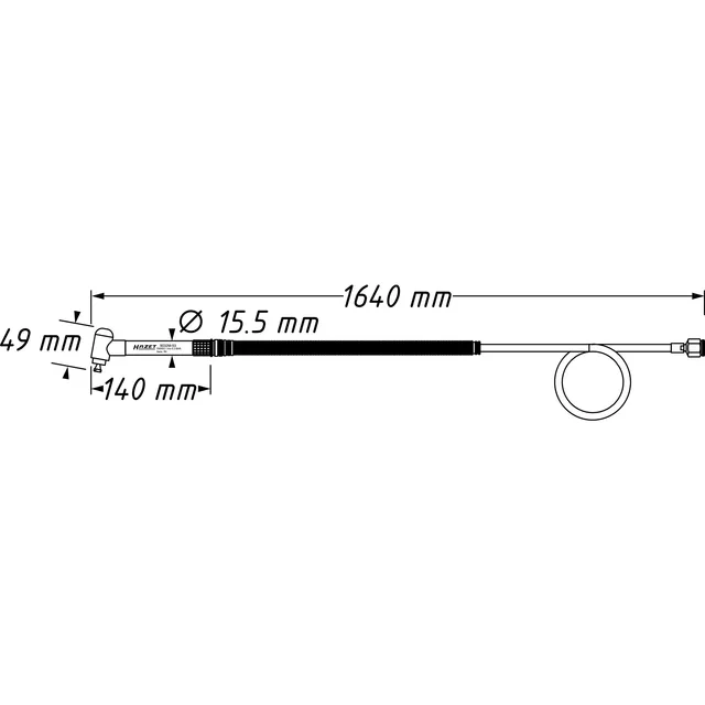 MINISLIPER VINKEL 9032M-53 - HAZET 