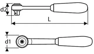 SKRALLE 1/2" DR. 72 TENNER Expert by Facom® 