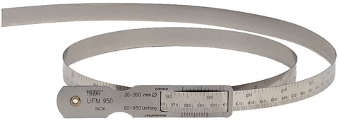 OMKRETSMÅLEBÅND 7220 - 8500 MM KL 1 Rustfri gravert skala - Vogel of Germany 