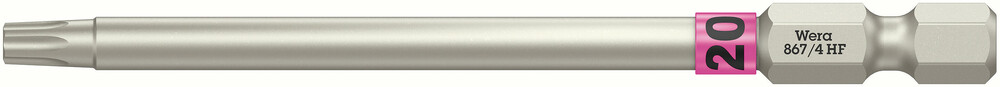 BITS 1/4&quot; TORX&#174; HF TX20 89MM 867/4 HF Wera