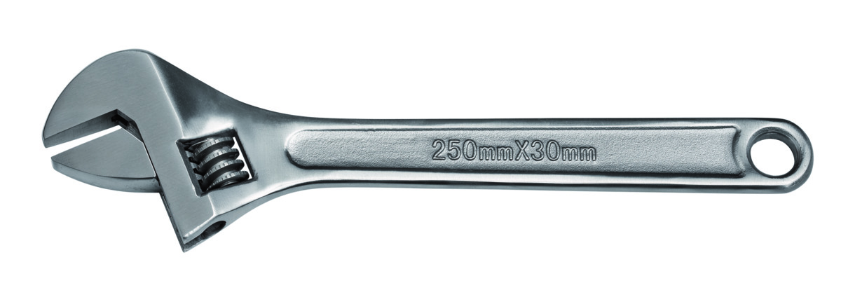 SKIFTEN&#216;KKEL RUSTFRI 200MM / 8&quot; 24mm n&#248;kkelvidde, Bahco