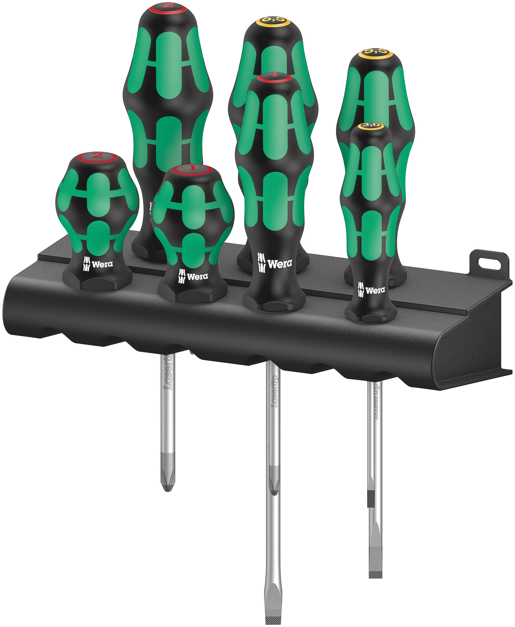 SKRUTREKKERSETT 300/7 MIX PH + RETT 7 deler - Wera