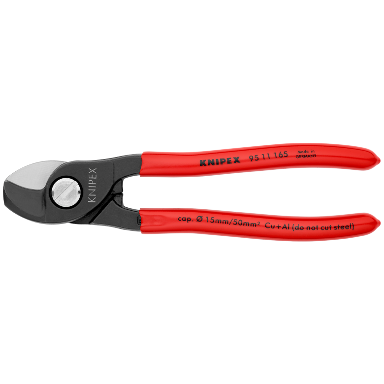 KABELKUTTER 95 11 165 &#216;15mm, 50mm&#178; - Knipex