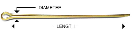 COTTER PIN  3/32&quot; x 3/4&quot; AN380-3-3 / MFR Model# MS24665-283