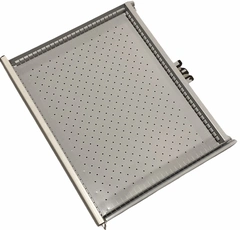 SKUFFE 64X36E LISTA H75MM SCR HVIT Inv.1088x612mm, 200kg, RAL 9010, Lista