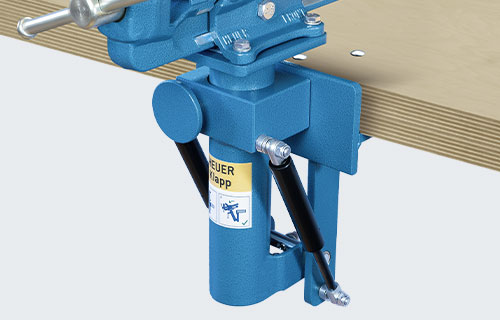 BENKFESTE SAMMENLEGGBART 140MM For 140mm Skrustikke. Brockhaus-Heuer 