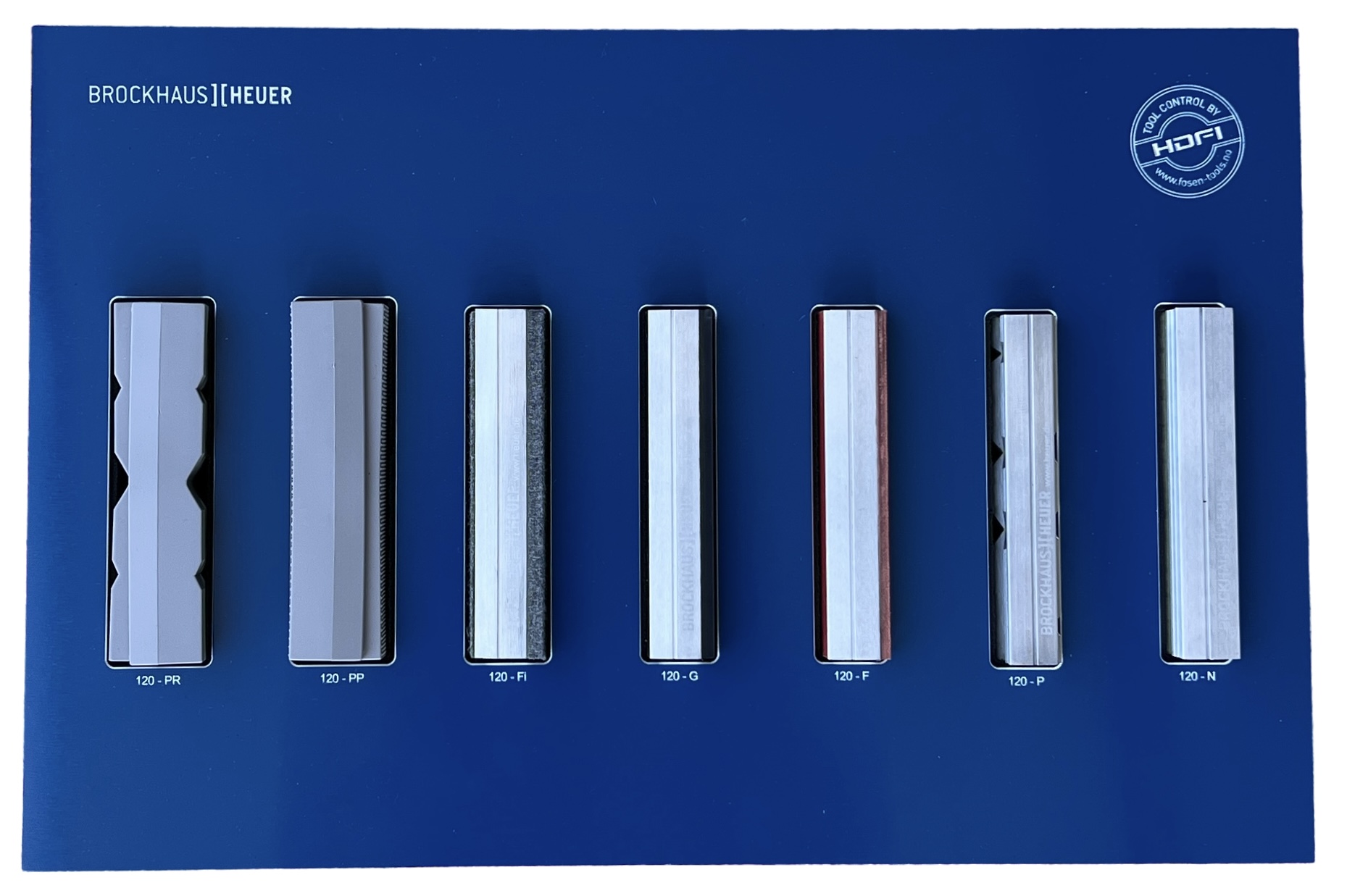 BAKKER FOR SKRUSTIKKE SETT 7 PAR 120MM Type P, G, F, N, Fi, PR, PP - Brockhaus