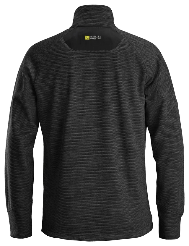 FLEECEJAKKE 8042 SORT/SORT STR: S Snickers 