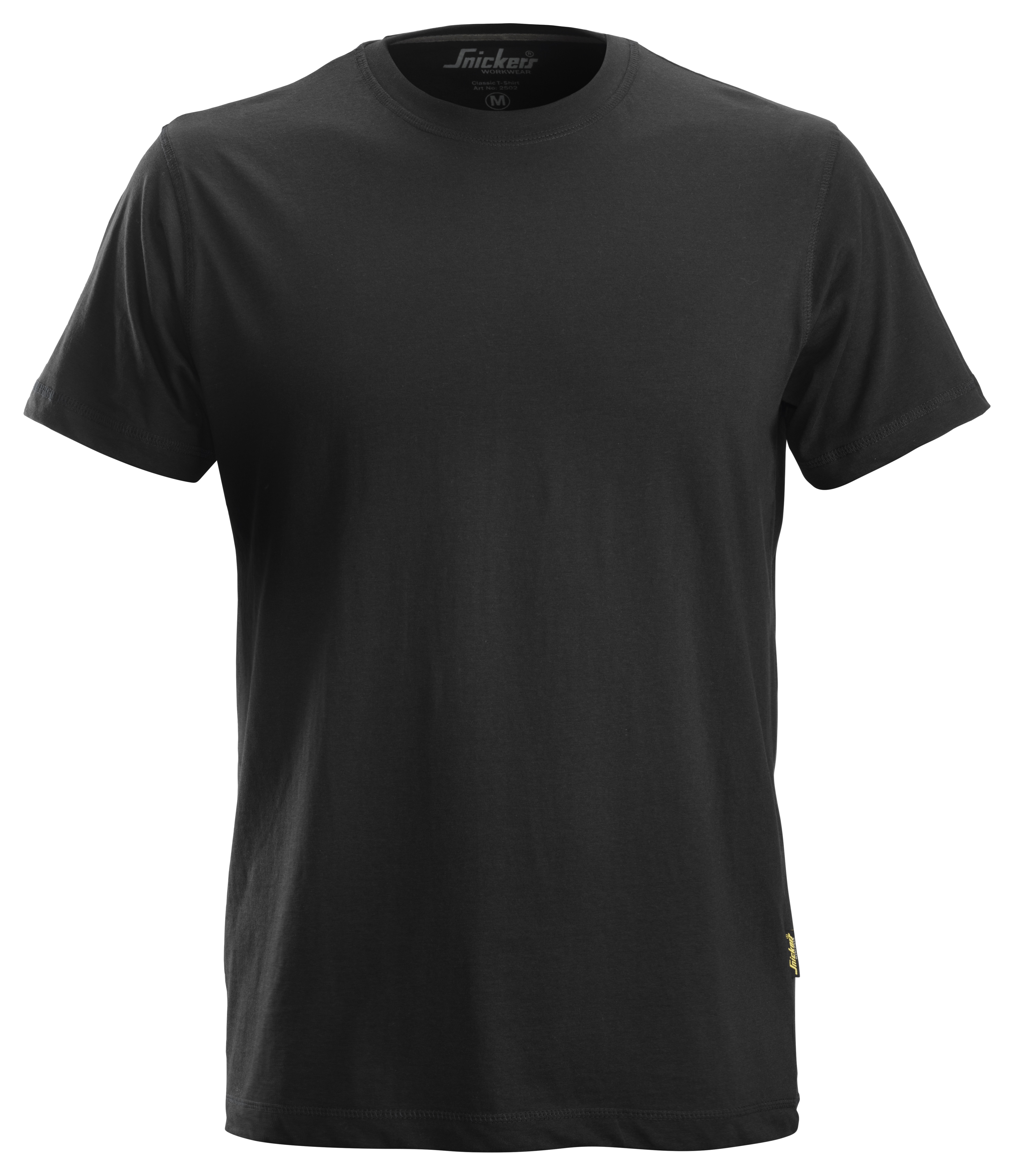 T-SKJORTE 2502 SORT STR: XL Snickers
