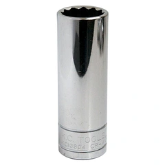 PIPE LANG 1/2&quot; TOLVK. 7/8&quot; Forniklet, forkrommet, polert KC Tools