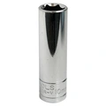 PIPE LANG 1/4&quot; SEKSK. 11MM Forniklet, forkrommet, polert KC Tools