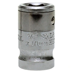 OVERGANG 3/8&quot; FOR 10MM BITS Forkrommet, Polert - Fosen Tools