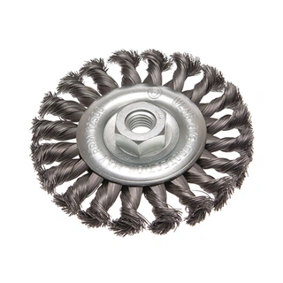 AKSIALSTÅLBØRSTE Ø115MM M14 RUSTFRI For Vinkelsliper, - FT 