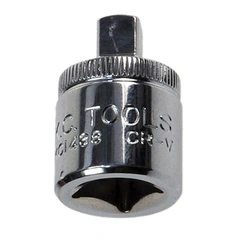OVERGANG 3/8&quot; TIL 1/4&quot; Polert - KC Tools