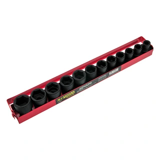 KRAFTPIPESETT 3/8&quot; 12STK KORTE - METRISK 8 - 19Mm KC Tools