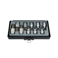 PIPESETT SEKSKANT 1/2&quot; DR. INNV - TOMMER 5/32 - 3/4&quot; 10stk Unbrako Piper KC Tools