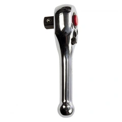 SKRALLE 3/8&quot; DR. 72T STUBBY NH39 H/V- gange m/ utl&#248;serknapp - KC Tools