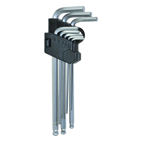 SEKSKANTN&#216;KKELSETT M/KULE MM 8 Stk,  1.5 - 6Mm, Plastholder KC Tools