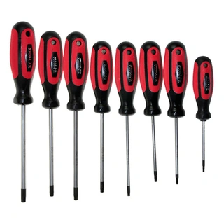 SKRUTREKKERSETT HULL-TORX 8STK Anti-Slip,  KC Tools