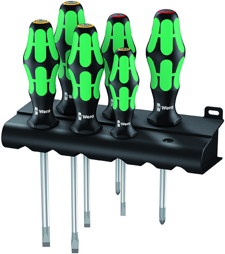 SKRUTREKKERSETT KRAFTFORM PLUS 334/6 Wera 