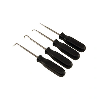 PAKNINGSPIRKER 4 STK Rett, B&#248;y, Bue, Vinkel H&#229;ndtak KC Tools