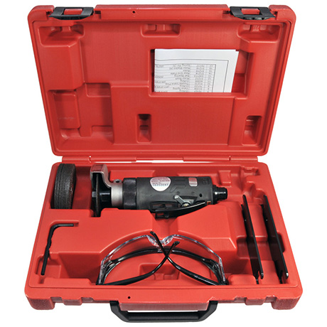 RONDELLKAPPEMASKIN SETT REVERSIBEL 3&quot;, 18000 Rpm, Koffert + Tilb. KC Tools