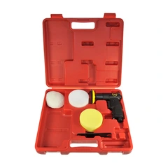 POLERMASKIN MINI VINKEL 3&quot; KOFFERT M/Polerings Og P&#229;f&#248;ringsskiver KC Tools