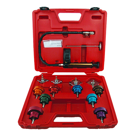 RADIATOR LEKKASJE TEST KIT KC-TOOLS Universalt, 12 Stk Adaptere KC Tools