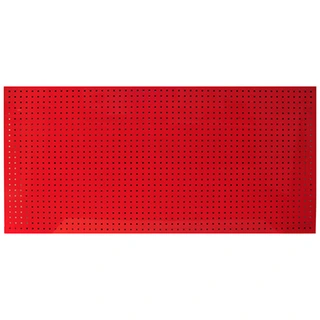 VERKT&#216;YTAVLE R&#216;D 1000X2000X20MM Perforert og pulverlakkert st&#229;l KC Tools