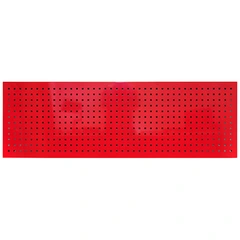 VERKT&#216;YTAVLE R&#216;D 1525X500X20MM Perforert og pulverlakkert st&#229;l KC Tools