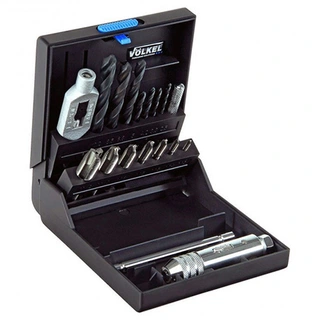 GJENGESETT M3-12 47605 18-Delers Plastboks / Hss-G Volkel