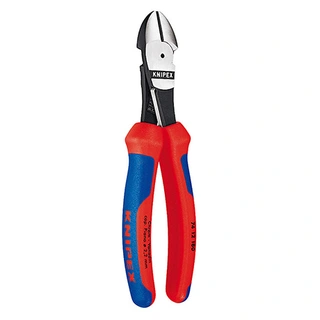 SIDEAVBITER KRAFT M/ RETURFJÆR 74 12 180 Med Fjær 180Mm  Knipex 