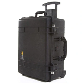 KASSE PELI 1560 U/INNHOLD SORT Innerdim 517x392x229mm m/hjul Peli 