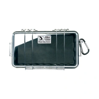 KASSE PELI 1060, SORT/KLAR Innv. mål: 209x108x57 - Peli 