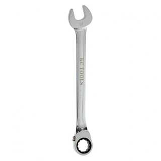 KOMBINASJONSNØKKEL 5/16" M/SKRALLE m/revers forkrommet KC Tools 