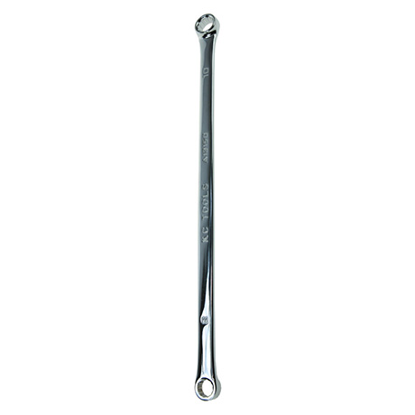 RINGNØKKEL EKSTRA LANG 8X10MM 235mm lang forkrommet og polert KC Tools