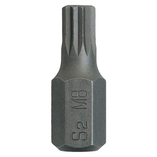 BITS SPLINE M8 10X30MM Kraftig, Kort - FT 