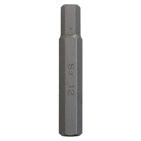 BITS SEKSKANT 12MM LANG 10X75MM Kraftig, lang - FT
