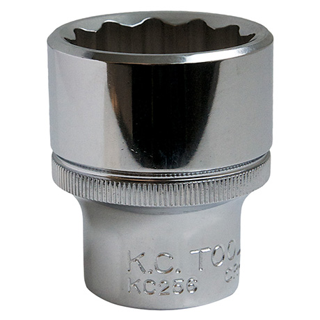 PIPE 1/2&quot; TOLVKANT - METRISK Forniklet, forkrommet, polert KC Tools