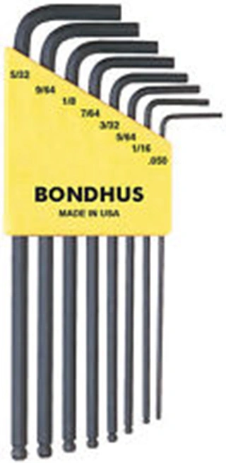 SEKSKANTN&#216;KKEL SETT 0.050-5/32&quot; M/KULE BLX8 - Bondhus
