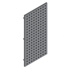 VERKT&#216;YTAVLE LISTA CADDY 735X372X15Mm Sort Pulverlakk