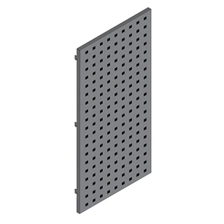 VERKT&#216;YTAVLE LISTA CADDY 735X372X15Mm Sort Pulverlakk