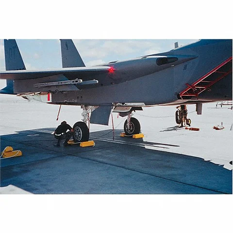 AIRCRAFT WHEEL CHOCK Size: 200 x 150 x 500mm 