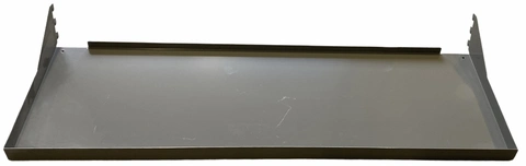 ST&#197;LHYLLE SKR&#197;STILT 900X300MM M/OPPKANT Systemvegg, S6502-B - FTC