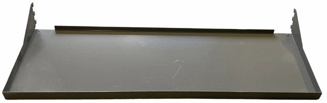 STÅLHYLLE SKRÅSTILT 900X300MM M/OPPKANT Systemvegg, S6502-B - FTC 