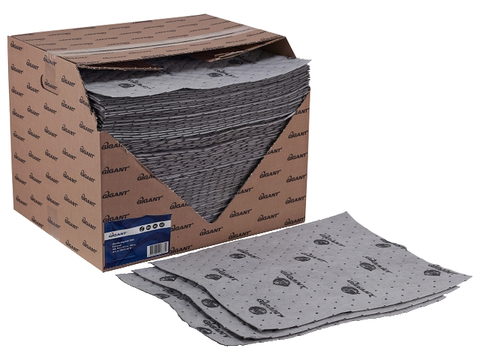 ABSORBERINGSDUK UNIVERSAL ARK 100 STK 100 stk ark, 400 X 500mm, Bl&#229;, Gigant