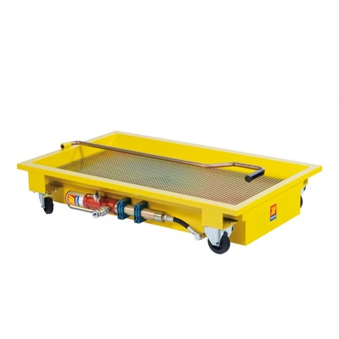 OLJEOPPSAMLER LAVTBYGGENDE MED PUMPE 120 120l. Wh. Exhausted Oil Drain Unit +Pump 