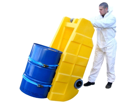 FATKJERRE MED ST&#216;TTEHJUL For 200l oljefat, Gigant