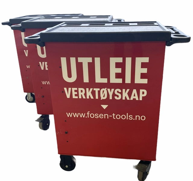 UTLEIE AV VERKTØYVOGN FOSEN TOOLS Verktøy inkludert, Autosats 