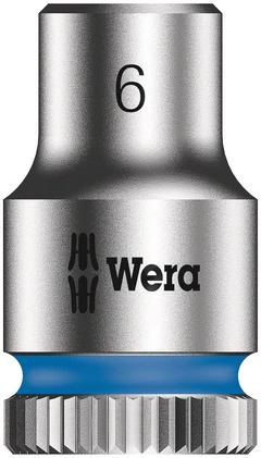 PIPE 1/4" DR. 6MM 8790 HMA ZYKLOP Sekskant - Wera